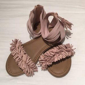 Brand new justice sandals never worn size 1